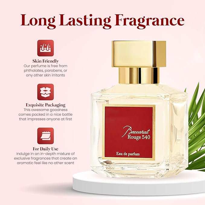 OUR EQUIVALENCE - IMPRESSION OF BACCARAT ROUGE 540 EAU DE PARFUM BY MAISON FRANCI KURKDJIAN UNIXES 50 ML