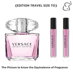 EDITION TRAVEL SIZE TO BRIGHT CRYSTAL BY VERSACE FOR WOMEN (PACK 2 BOTTLES 10 ML)