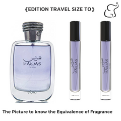 EDITION TRAVEL SIZE TO HAWAS BY RASASI FOR MAN (PACK 2 BOTTLES 10 ML)